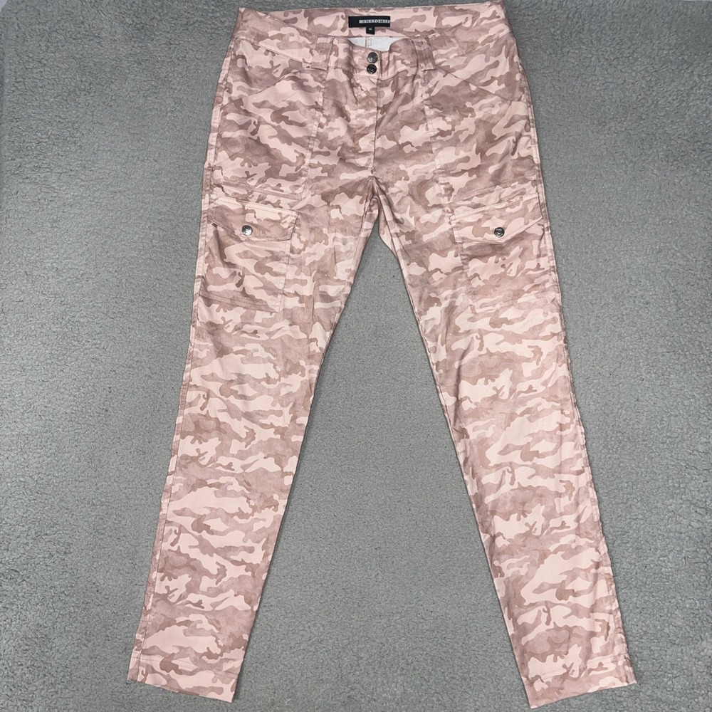 Anatomie Pants Women Sz M (30x30.5) Pink Camouflage Camo Cargo Pockets Utility